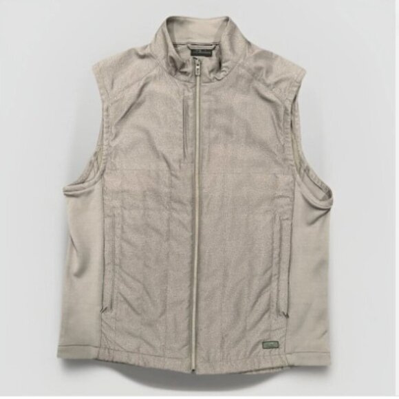 Greg Norman Full Zip Performance Golf Vest Mens Size Medium Grey Lightweight - Picture 1 of 8